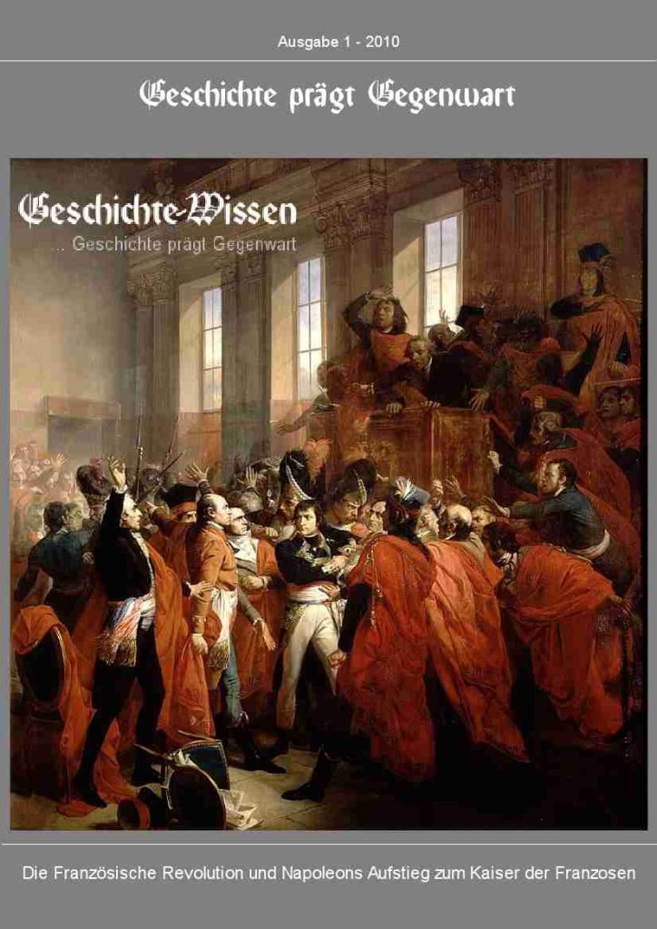 Das Bild zeigt das Cover der Ausgabe "Die Französische Revolution und Napoleon"