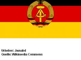 Bild DDR-Flagge
