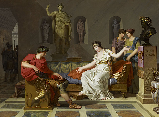 Louis Gauffier - Cleopatra and Octavian - Google Art Project