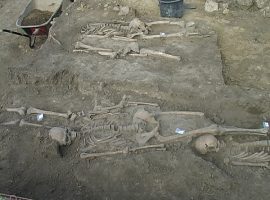 Skelett in der Schmidmühle - Archälogoie Bajuwaren