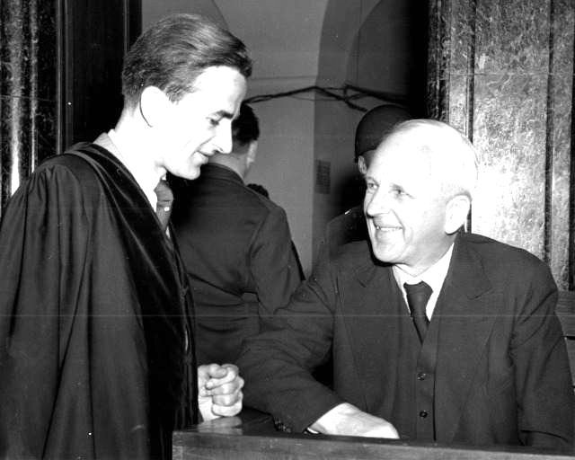 Ernst von Weizsäcker mit seinem Sohn Richard