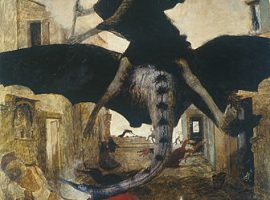Der schwarze Tod - Gemälde von Arnold Böcklin (1898)