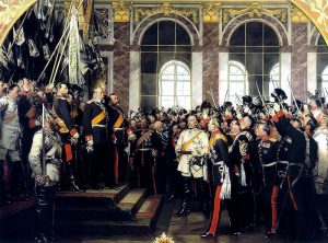 Reichsproklamation im Spiegelsaal zu Versailles