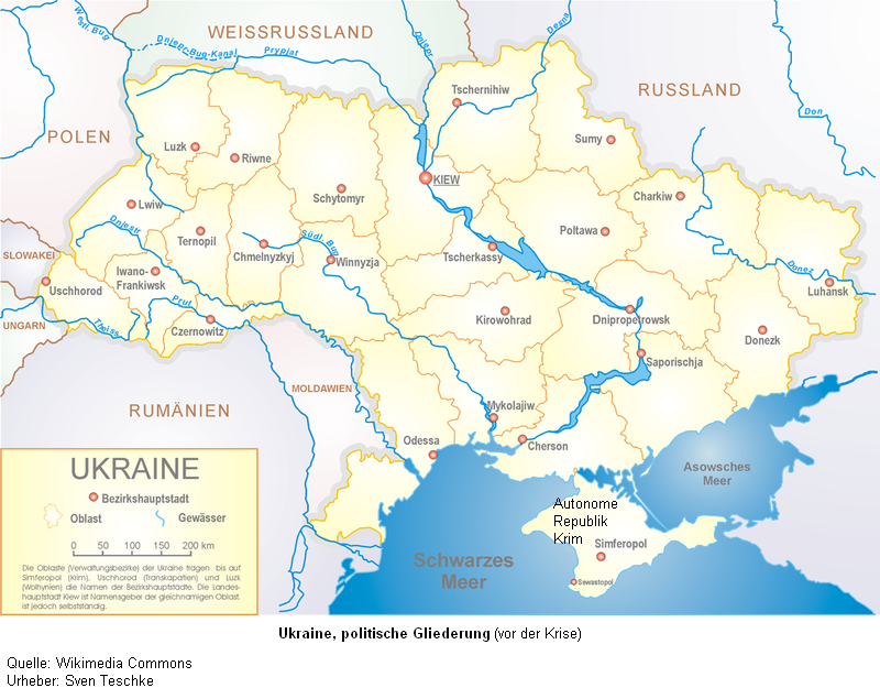 Karte-Ukraine