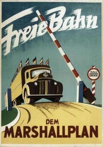 Plakat der Marshallhilfe von 1949. Bild von Bundesarchiv, Plak 005-002-008 / CC-BY-SA