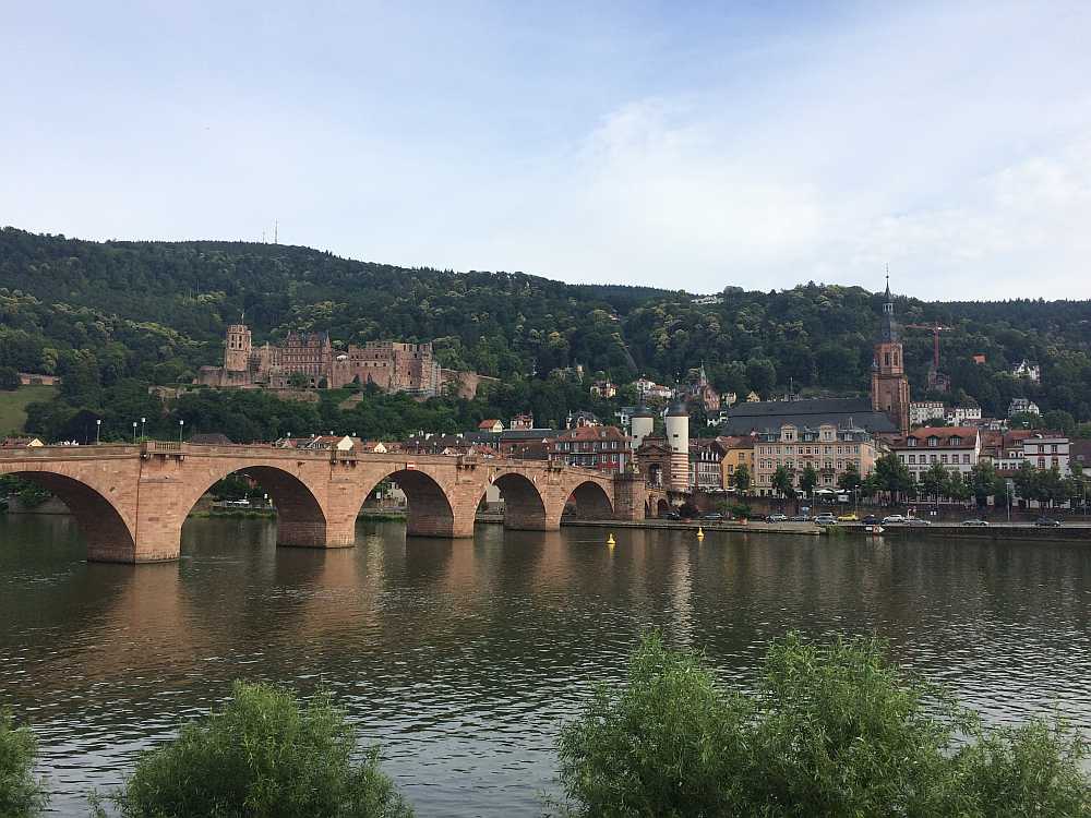 Blick auf die Altstadt von Heidelberg, eigene Aufnahme (rof)