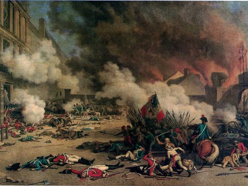 Der Sturm auf die Tuilerien – die zweite Revolution